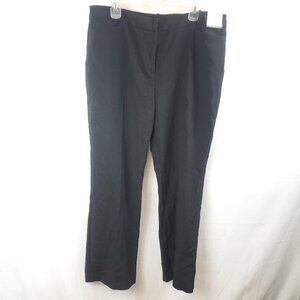 Jacelyn Smith Wmns NWT Black Classic Trousser Medium Relaxed Straight Leg Sz 16